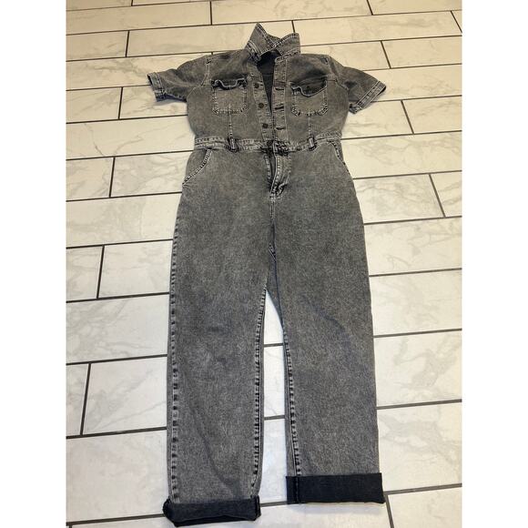 Gap Pants - Gap denim women’s jumpsuit size 10 black wash
